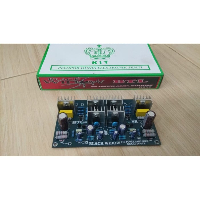 Jual KIT POWER AMPLIFIER BTL 5000 WATT kit power ampli btl BLACK WIDOW ...