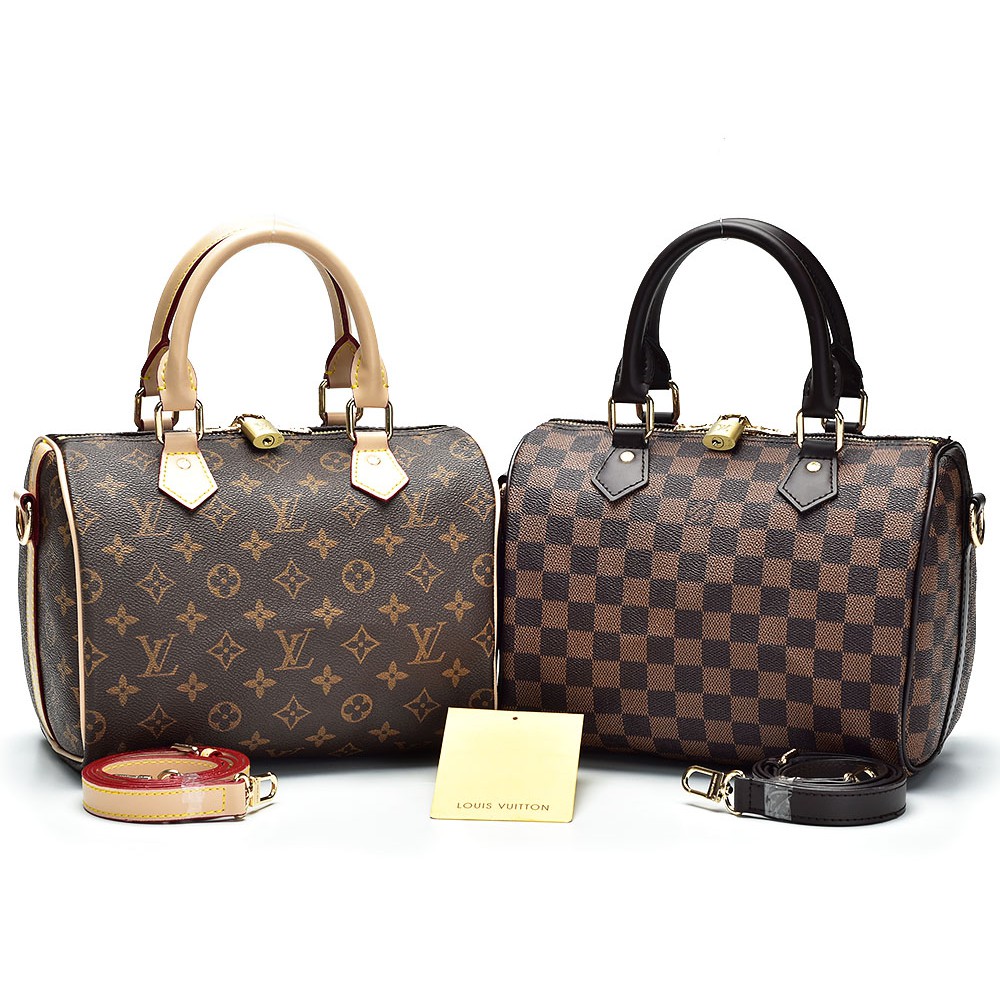 Jual Tas LV Speedy 25 Bandouliere Canvas Monogram LV-AM40390M Tas  Import/Murah/Bagus/Asli/Kualitas TB