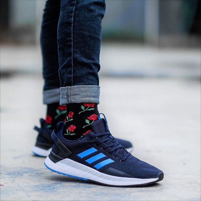 Jual Adidas Questar Ride Navy Blue Shopee Indonesia
