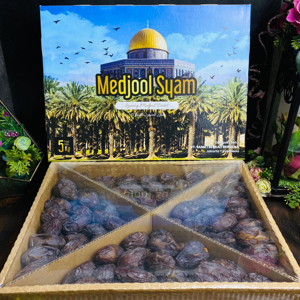 Jual Kurma Medjol Syam Rutob 5 Kg / Kurma Jumbo dari Palestine 5000 gr ...