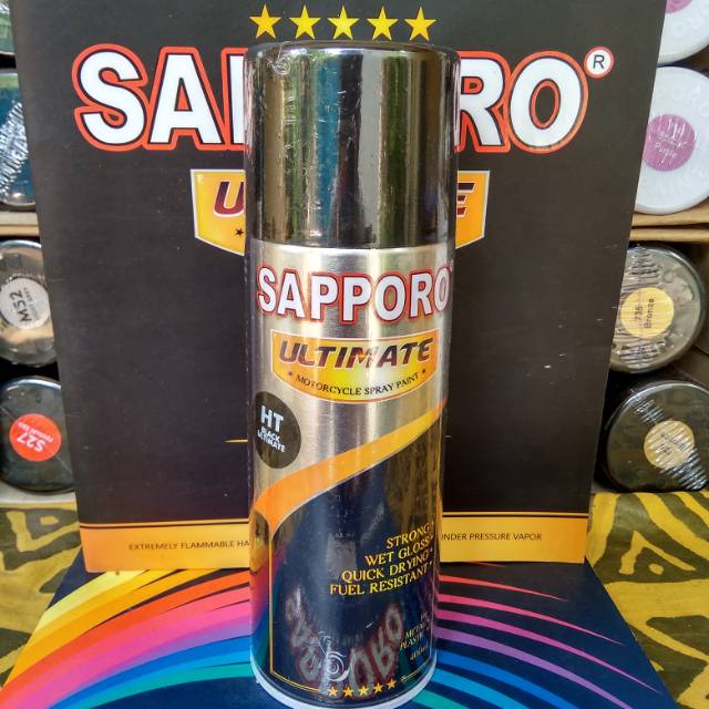 Jual Sapporo Ultimate HT01 Hi Temp Black / cat tahan panas / cat ...