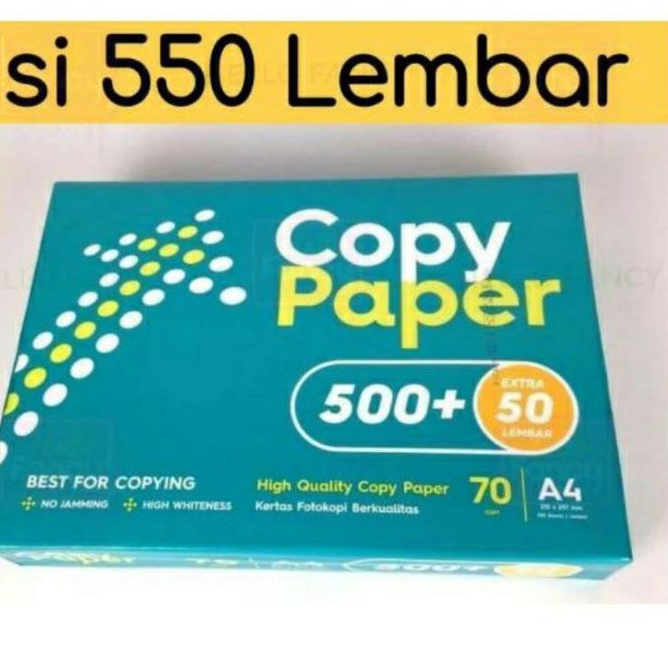 Jual [39] Kertas Hvs A4 Copy Paper 75 Gram 1 Rim 500 Lembar Produk