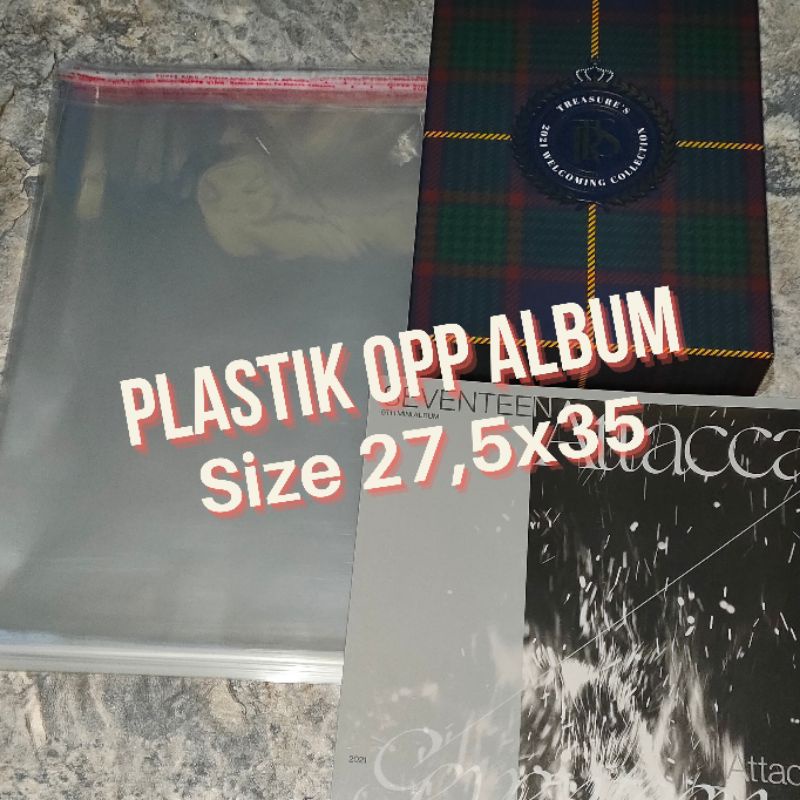 Jual PLASTIK ALBUM OPP TEBAL 35 MICRON 27,5X35 SEAL INNER SLEEVE JEWEL ...