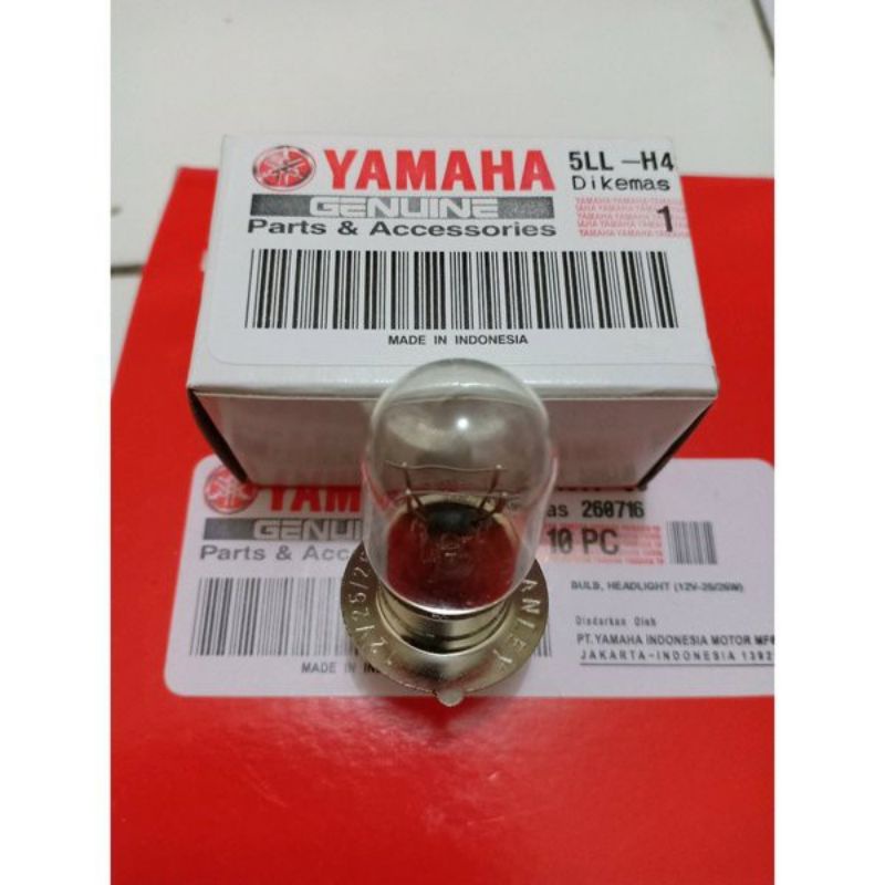 Jual Bohlam Lampu Depan 12V 25W Yamaha Mio Jupiter Beat Vario Fino Mio