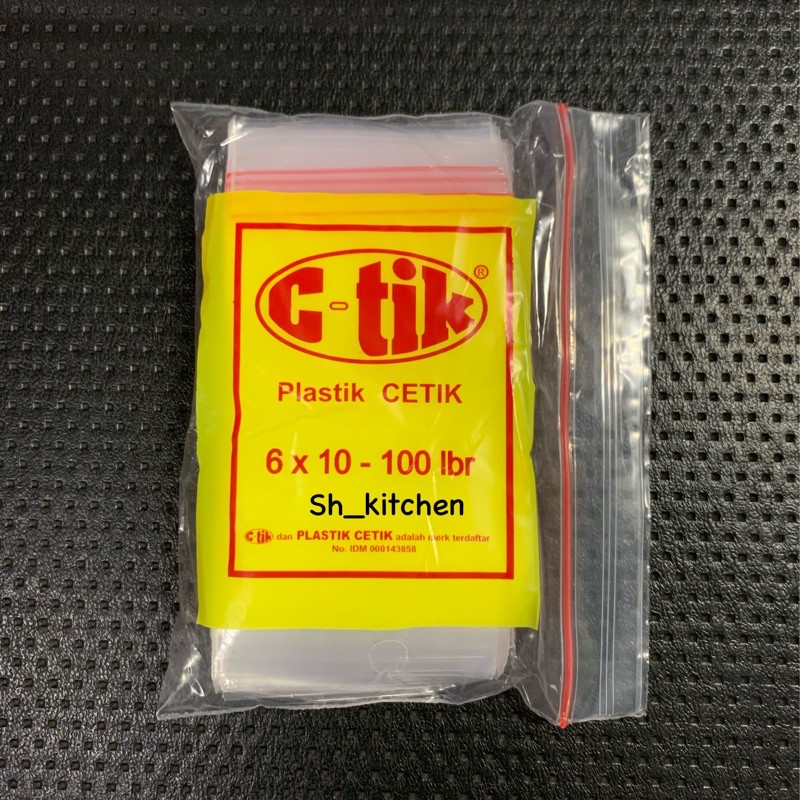 Jual Plastik Klip Ctik 3x5 4x6 5x8 6x10 Isi 100 Lembar Plastic Ziplock