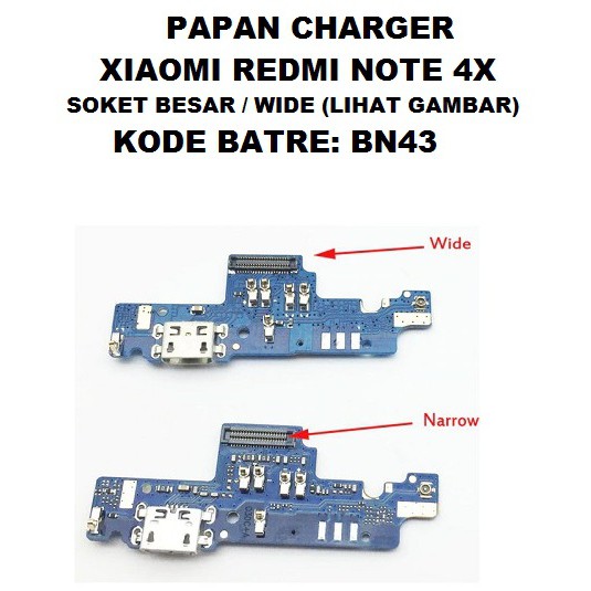 Jual Flexible Xiaomi Redmi Note X Soket Besar Wide Konektor Cas Charger Mic Flexibel Papan