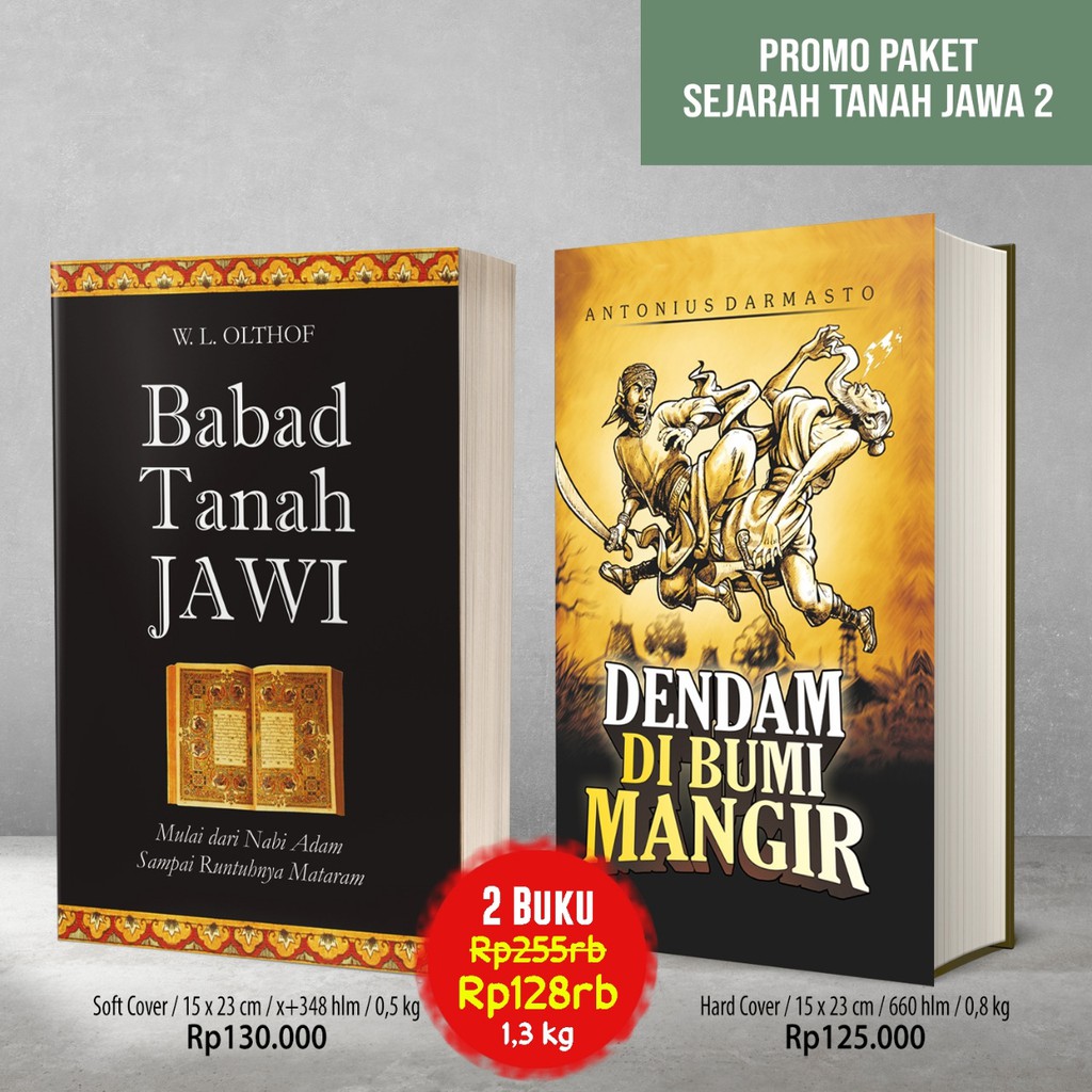 Jual Paket Buku Sejarah Tanah Jawa 2 Dendam Di Bumi Mangir Babad