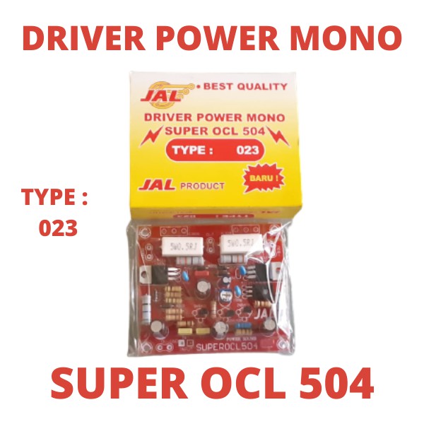 Jual KIT OCL 504 DRIVER POWER AMPLI FIBER 500WATT SOCL SUPER S OCL