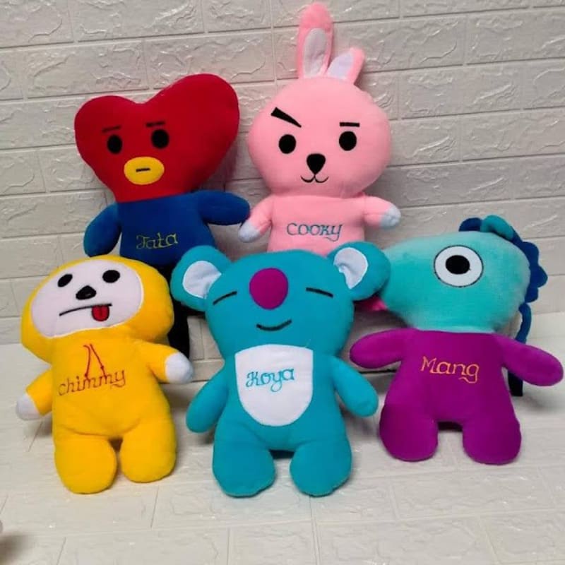 Jual Boneka BT21 BTS Full Body BT12 Karakter Unofficial Ukuran 20cm ...