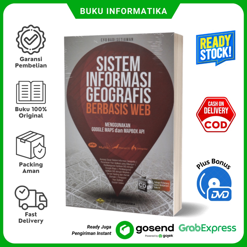 Jual Buku Sistem Informasi Geografis Berbasis Web (Menggunakan Google ...