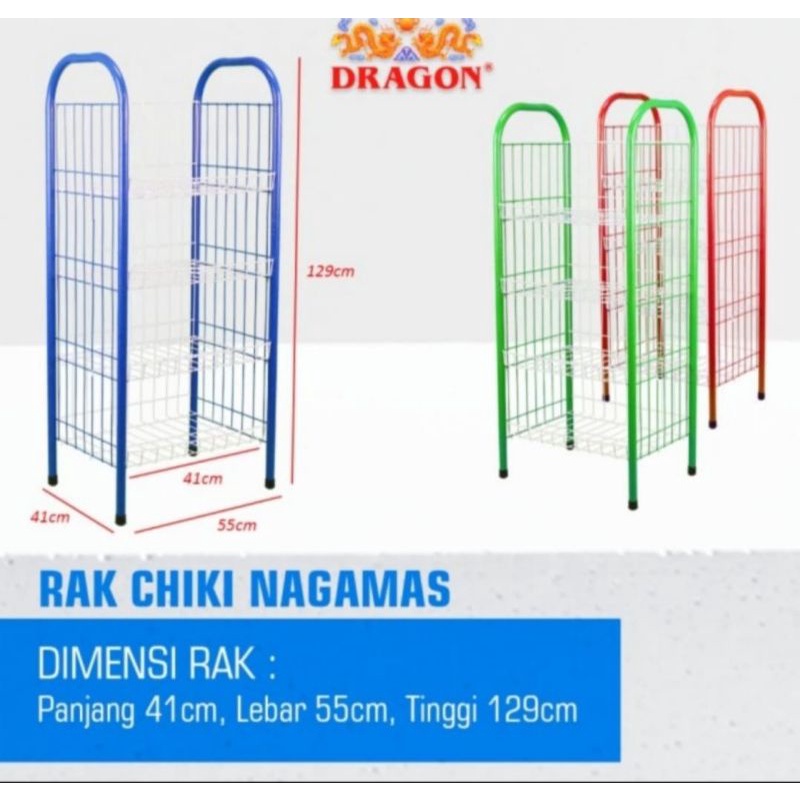 Jual Rak Chiki rak Snack rak kerupuk rak besi rak serbaguna rak Ciki ...