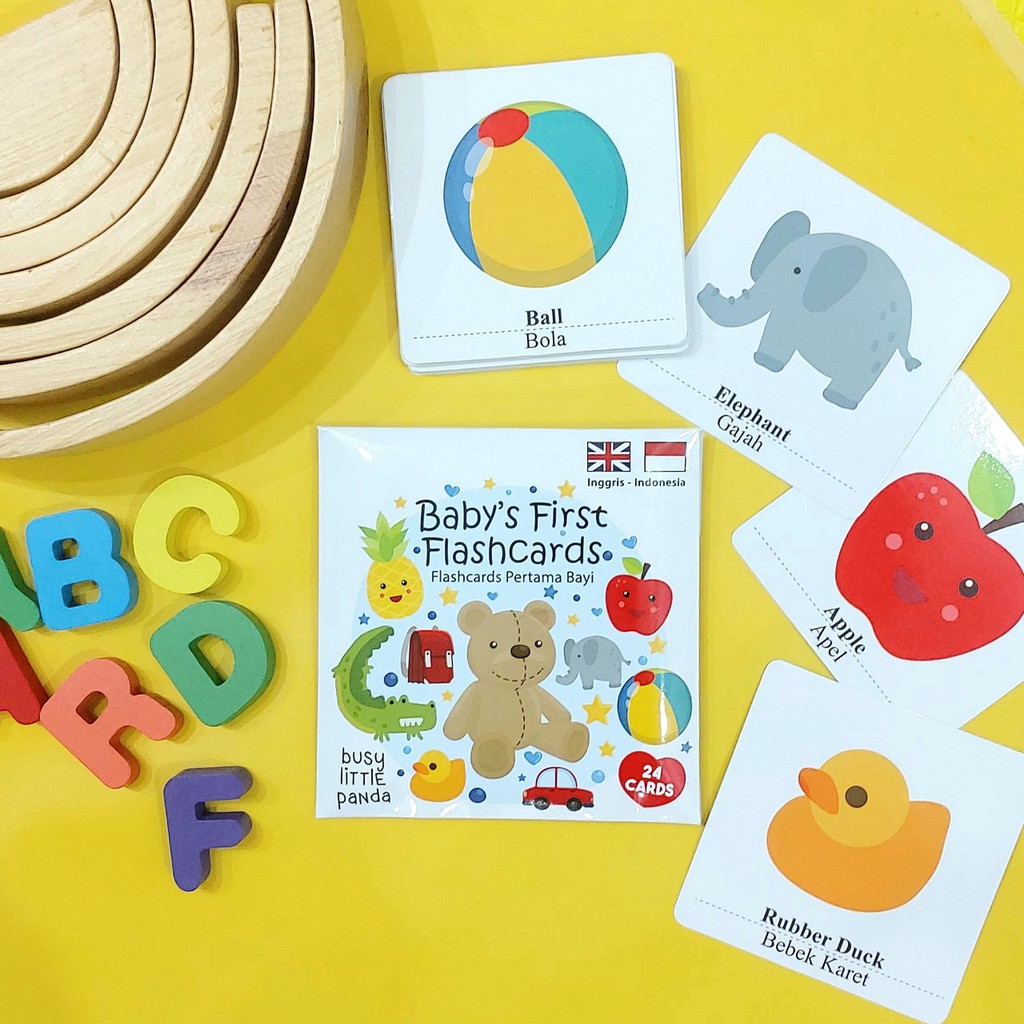 Jual Flash Card Baby's First Flash Card Kartu Edukasi Bayi isi 24