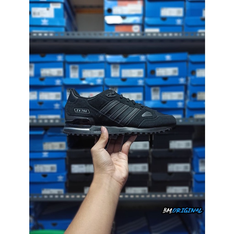 Jual Adidas ZX 750 All Black Exclusive ORIGINAL Shopee Indonesia