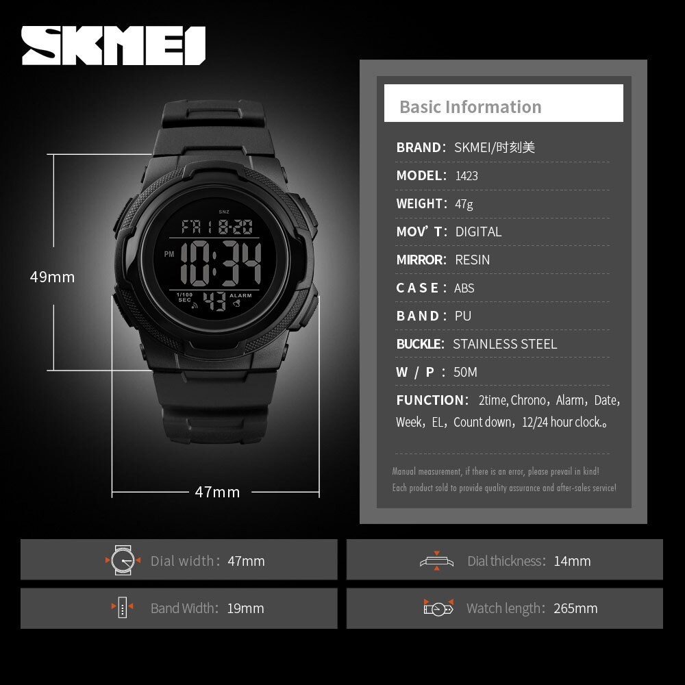 Jual SKMEI 1423 Jam Tangan Digital Shopee Indonesia
