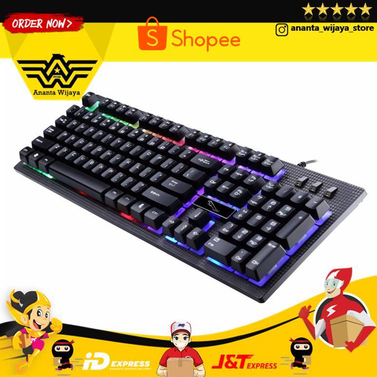 Jual Leopard Gaming Keyboard LED RGB - G20 - Black / keyboard PC ...