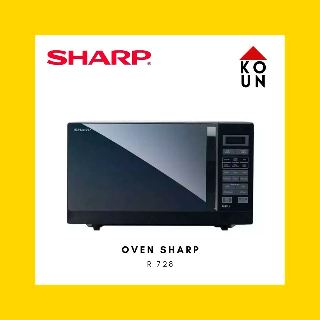 Jual SHARP R 728 IN Microwave Oven Grill [25 L] / R728 / R728 GARANSI