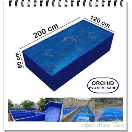 Jual Kolam Terpal Kotak Orchid Dimensi Cm X Cm X Cm Shopee