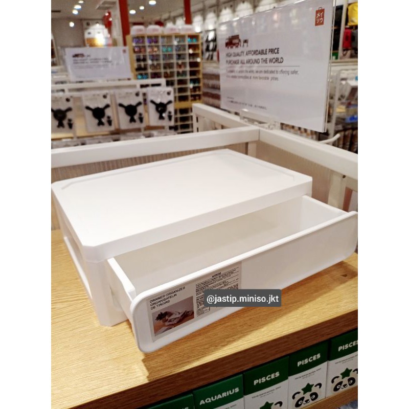 Jual MINISO DRAWER ORGANIZER (26x19.5x8.5cm) | Shopee Indonesia