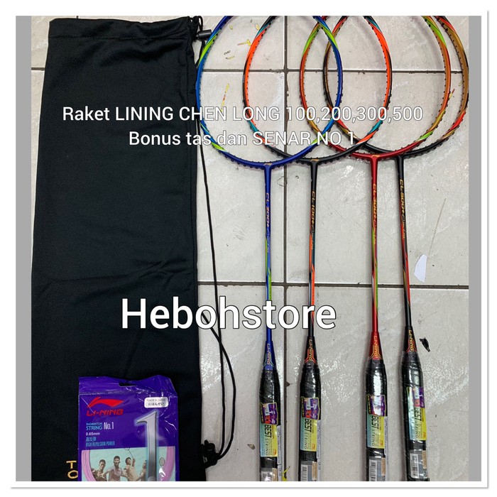 Jual Jual Raket Badminton LINING CL CHEN LONG 100+/200+/300+/500 ...