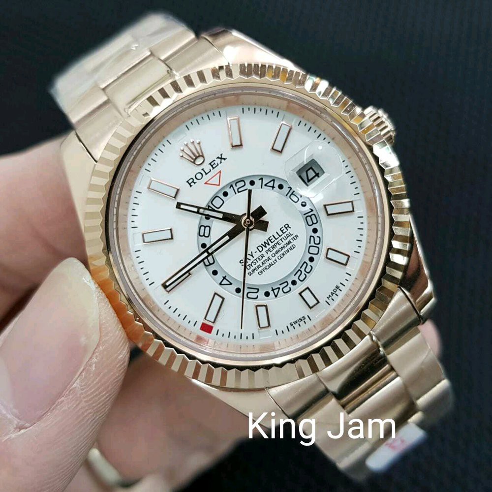 Jual Jam Tangan Pria Rolex Sky Dweller Super Premium Swiss Made Limited ...