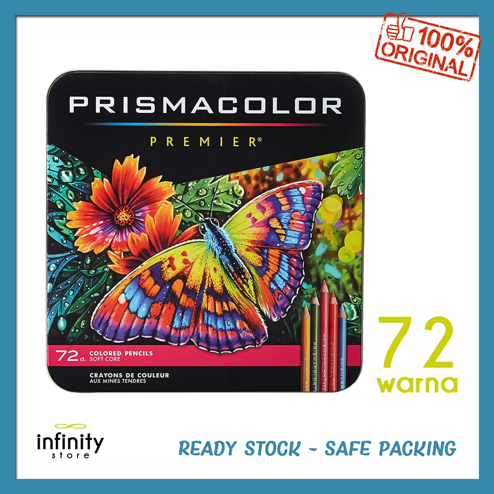 Jual Prismacolor Premier Colored Pencils Soft Core Color 72 Warna ...