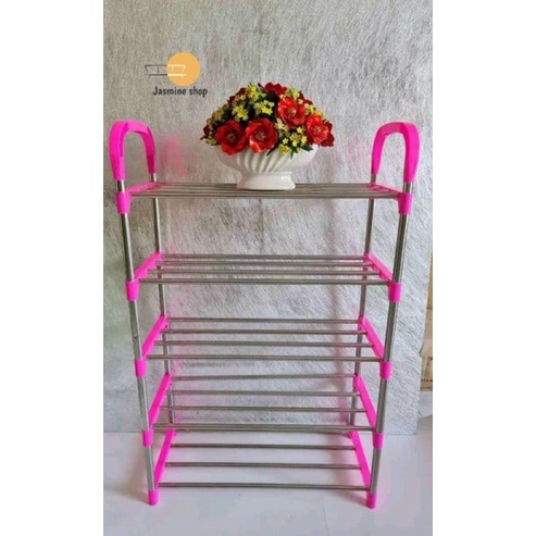 Jual RAK SEPATU 5 SUSUN JUMBO FULL STENLESS (BK) | Shopee Indonesia