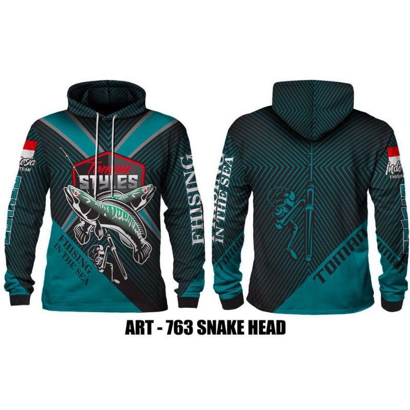 Jual Jersey Baju Mancing Pria Wanita Dewasa Sablon Printing Berkudung ...