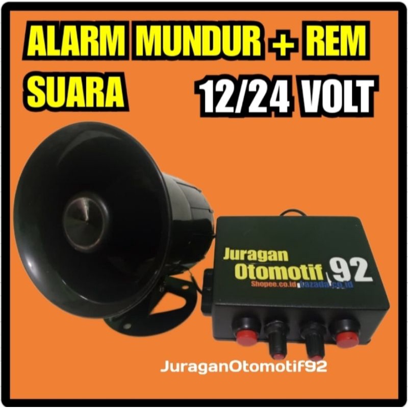 Jual Klakson alarm mundur dan rem semua tipe mobil 12/24 volt Shopee
