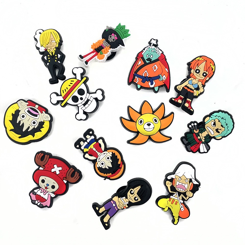 Jual Jibbitz crocs anime one piece charm pin sandal - 4 - Kab. Klaten -  Sampunjr