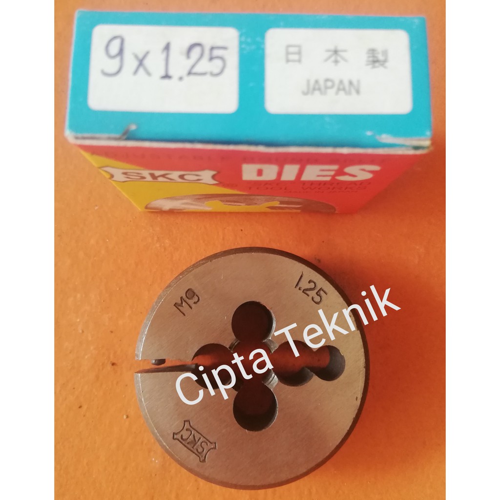 Jual Snei Skc M9 x 1,25 Mata senei senai sney snay M9x1.25 Round Dies ...