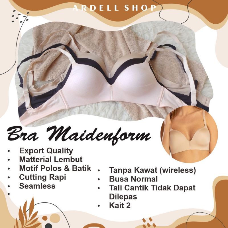 Jual DM BRA WANITA TANPA KAWAT MAIDENFORM SEAMLESS WIRELESS 40D TG ...