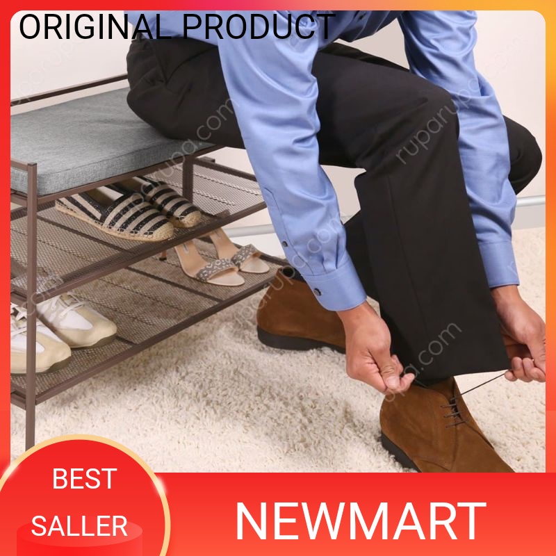 Jual Masterspace Rak Penyimpanan Sepatu Rak Sepatu Bench Top 3 Tingkat ...