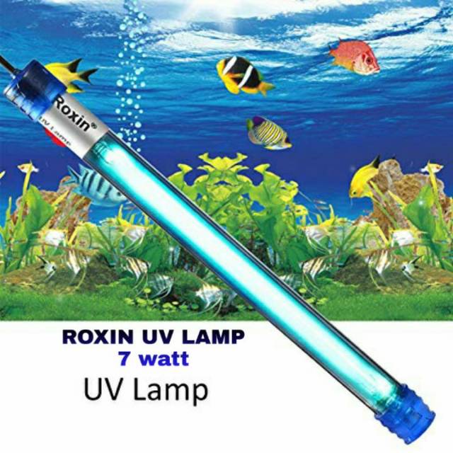 Jual ROXIN lampu UV 7 Watt 11 Watt ultraviolet sterilizer lumut alga