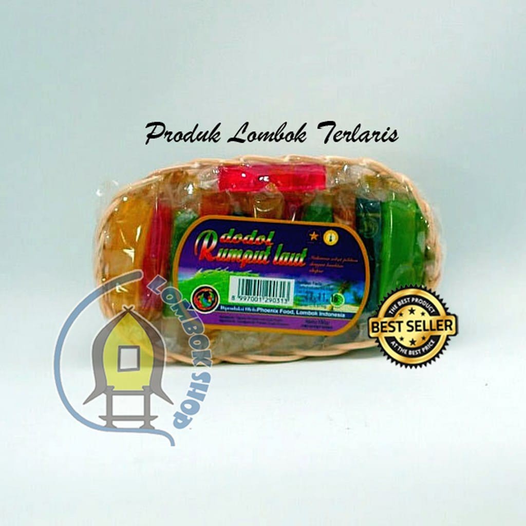 Jual Dodol Rumput Laut Phoenix Khas Lombok Keranjang 160 Gram | Shopee ...