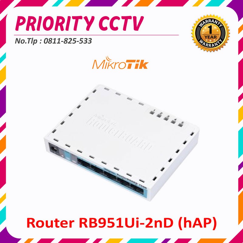 Jual Mikrotik Router RB951Ui-2nD (hAP) / RB 951Ui-2nD (hAP), RB951 ...