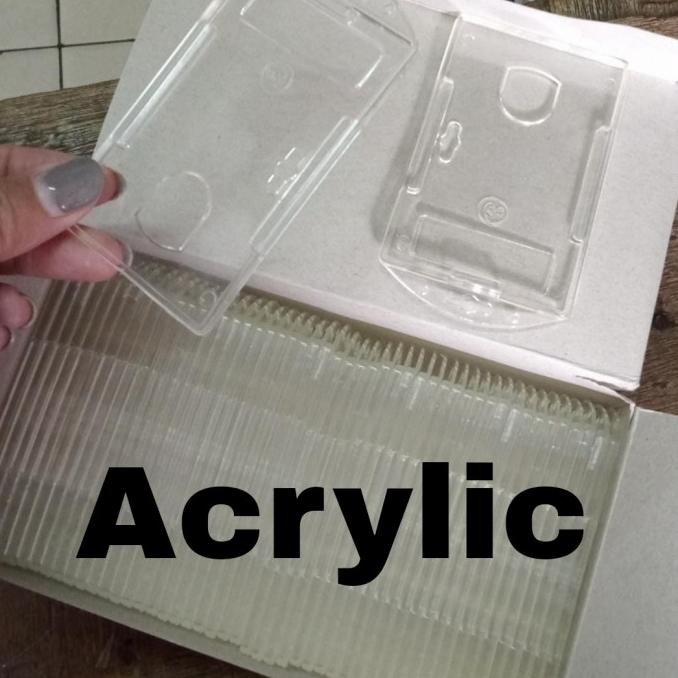 Jual casing id card mika / casing id card acrylic / tempat id card