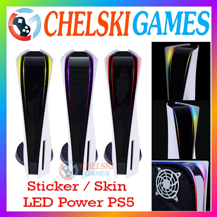 Jual PS5 Sticker Skin LED Decals Vinyl LED Color Power Host Light Bar ...