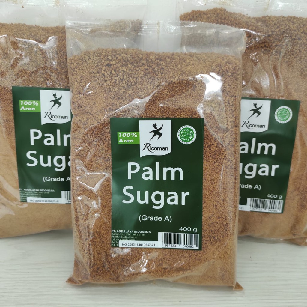 Jual Palm Sugar Kemasan 400gr Gula Aren Shopee Indonesia