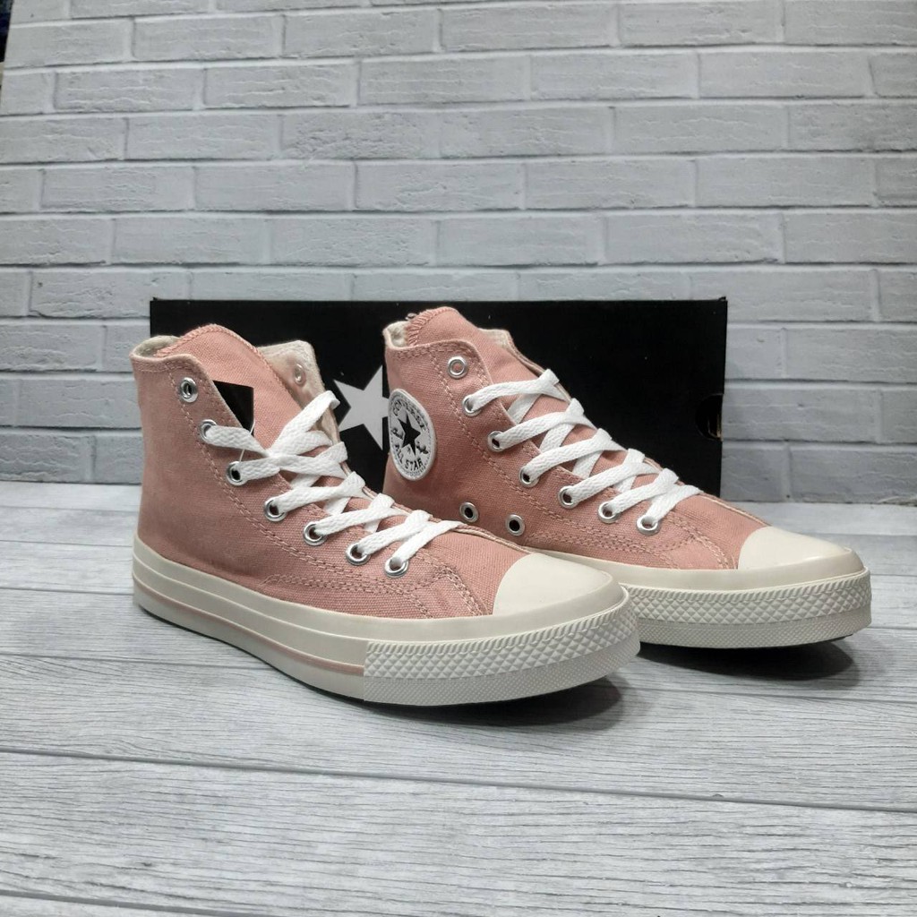 Jual Sepatu Converse Ct S High Heritage Ii Ox Peach Pink Women Import