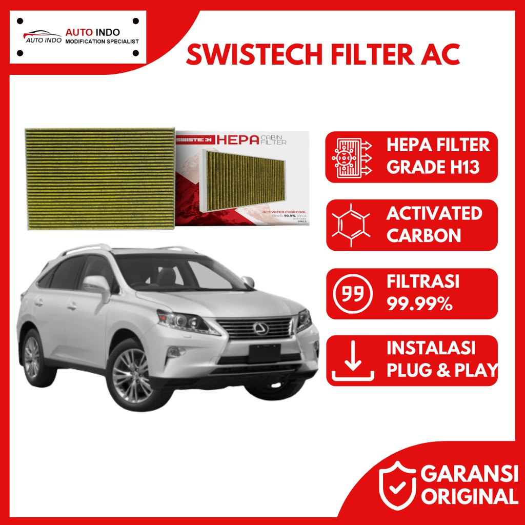 Jual Filter Kabin AC Mobil Lexus RX270 RX350 Swistech ST02 HEPA Filter ...