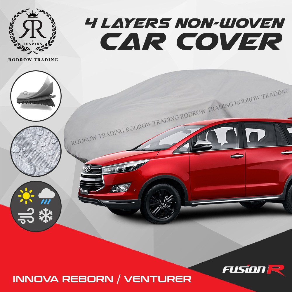 Jual Cover Sarung Mobil INNOVA REBORN / VENTURER Fusion R 4 Layer ...