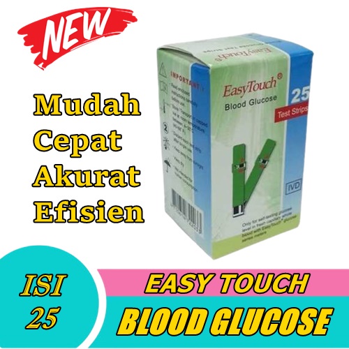 Jual Strip Isi Ulang Alat Cek Gula Darah In Blood Glucose Refil Strip Easy Touch Gula Darah