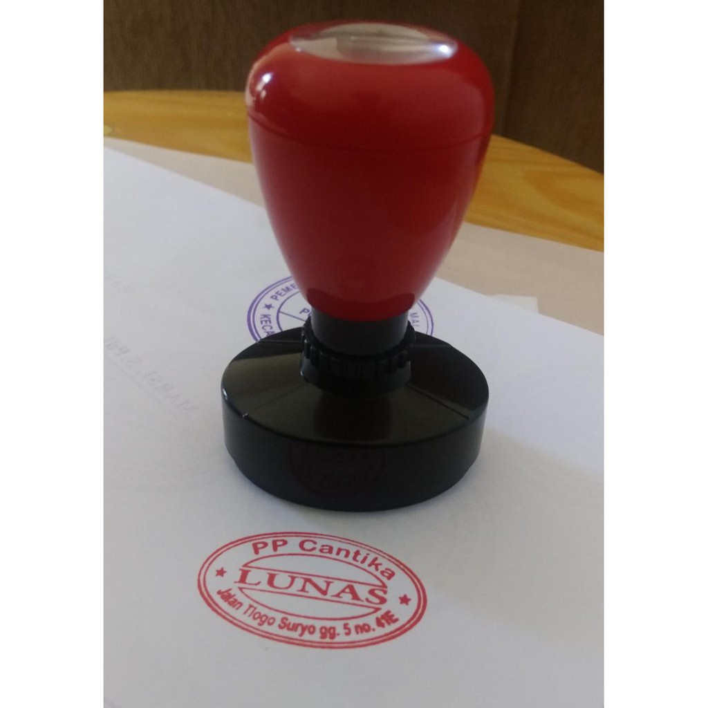 Jual Cetak Stempel BULAT, logo, Perusahaan, lunas stample flash stemple ...