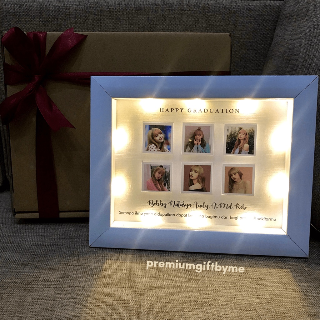 Jual FOTO Frame 3D 5R 13x18 6R 15x20 LED Kado Ultah Hadiah Pernikahan ...