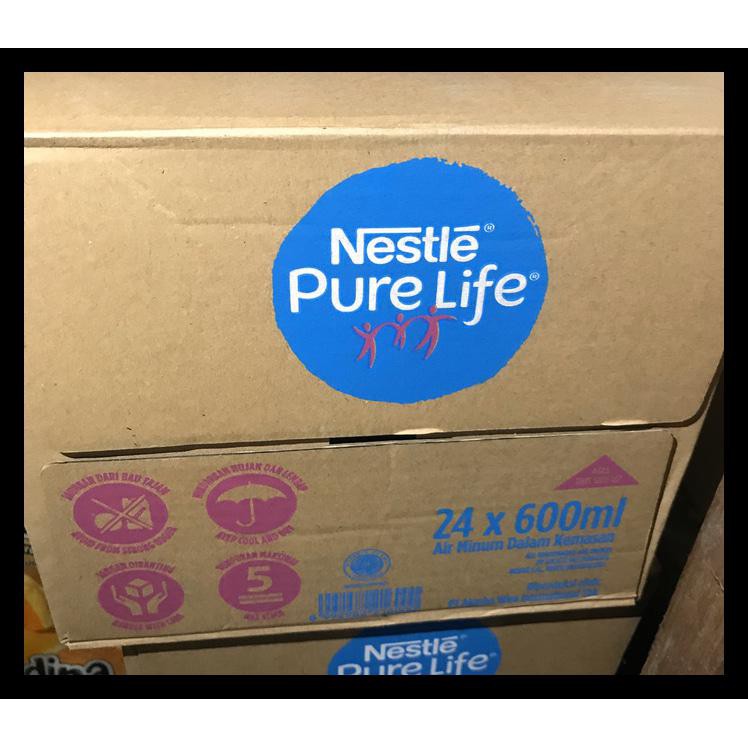 Jual BIG SALE!! Air Mineral Nestle Pure Life 600ml 600 Ml - 1 Dus ...