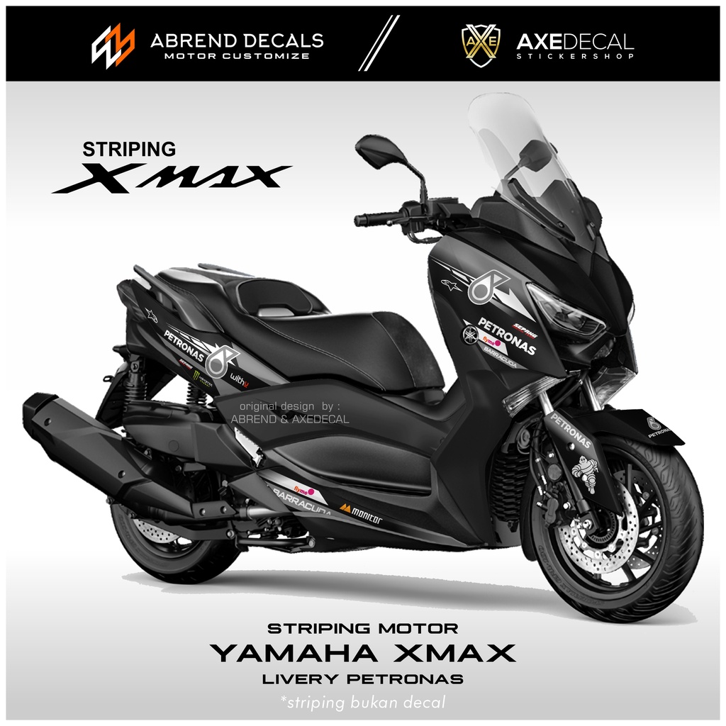 Warna Xmax 2018 Jual Striping Yamaha Xmax Petronas Stiker Motor X