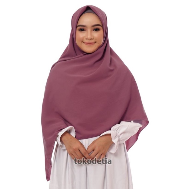 Jual Termurah Jilbab Segi Empat Wolfis 130 X 130 Jilbab Segi Empat Wolfis Syari Jumbo Shopee