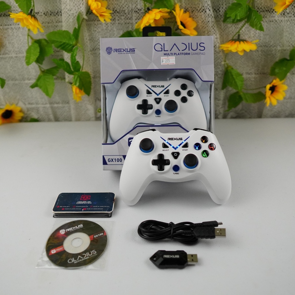 Jual Gamepad Rexus wireless gladius GX100 untuk Xbox pc laptop ps3 ...