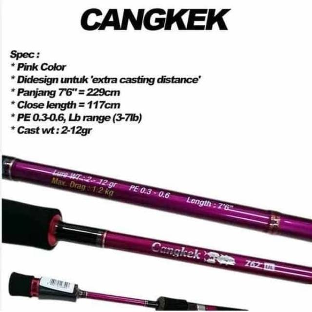 Jual JORAN RELIX NUSANTARA PINKY 762 UL ROD RELIX CANGKEK PINKY 2.28m ...