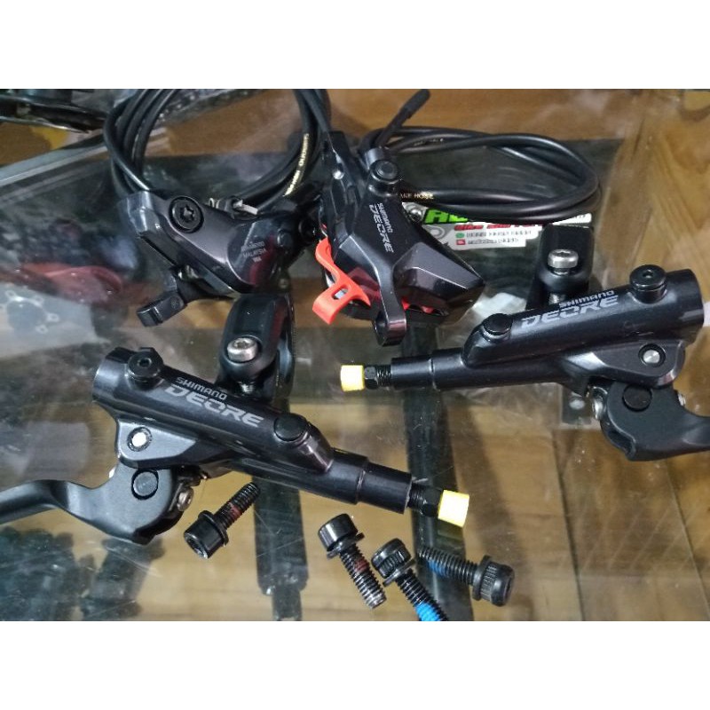 Jual Brakeset Shimano Deore M6100 Doble Piston Ready Icetech | Shopee ...